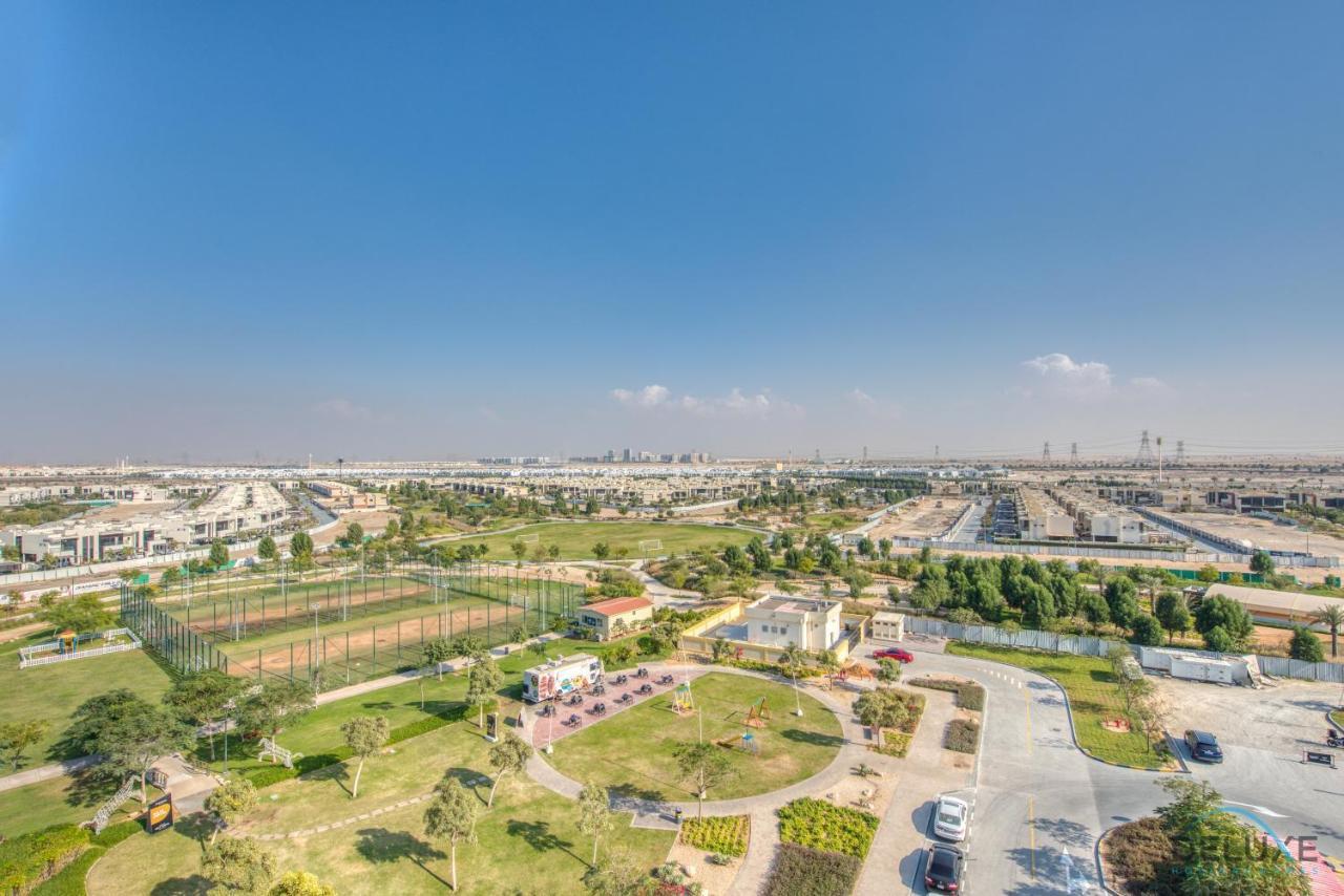 Premium 1Br At Damac Hills Loreto Dubailand By Deluxe Holiday Homes ภายนอก รูปภาพ